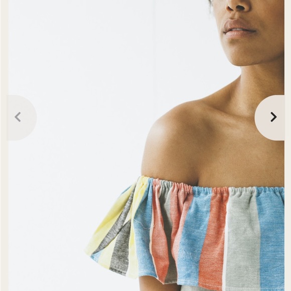 Proud Mary Cordoba Dress Kingston Stripe O/S made in Chiapas Mexico Ethically - Picture 10 of 14